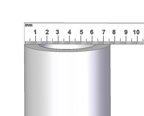 Measuring outside diameter of a pipe