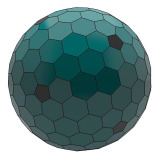 Dual geodesic icosahedron 8 3D model