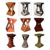 Twisted stool 3D models