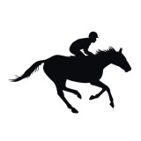 Horse rider silhouette | CRAFTSMANSPACE