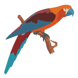 Parrot vector pattern