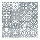 Collection of interlace strapwork patterns