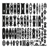 Collection of finger plate patterns