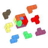 Make a Soma cube puzzle