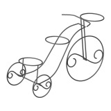 Rustic tricycle planter plan